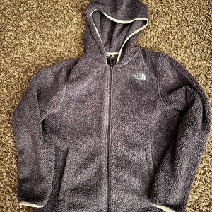 The North Face Women’s Purple Sherpa Zip Up Hoodie